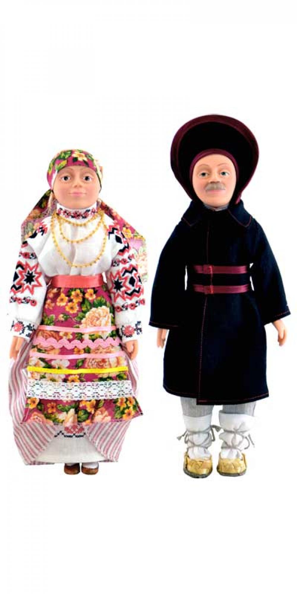 Сувенирная пара кукол Брагинский строй