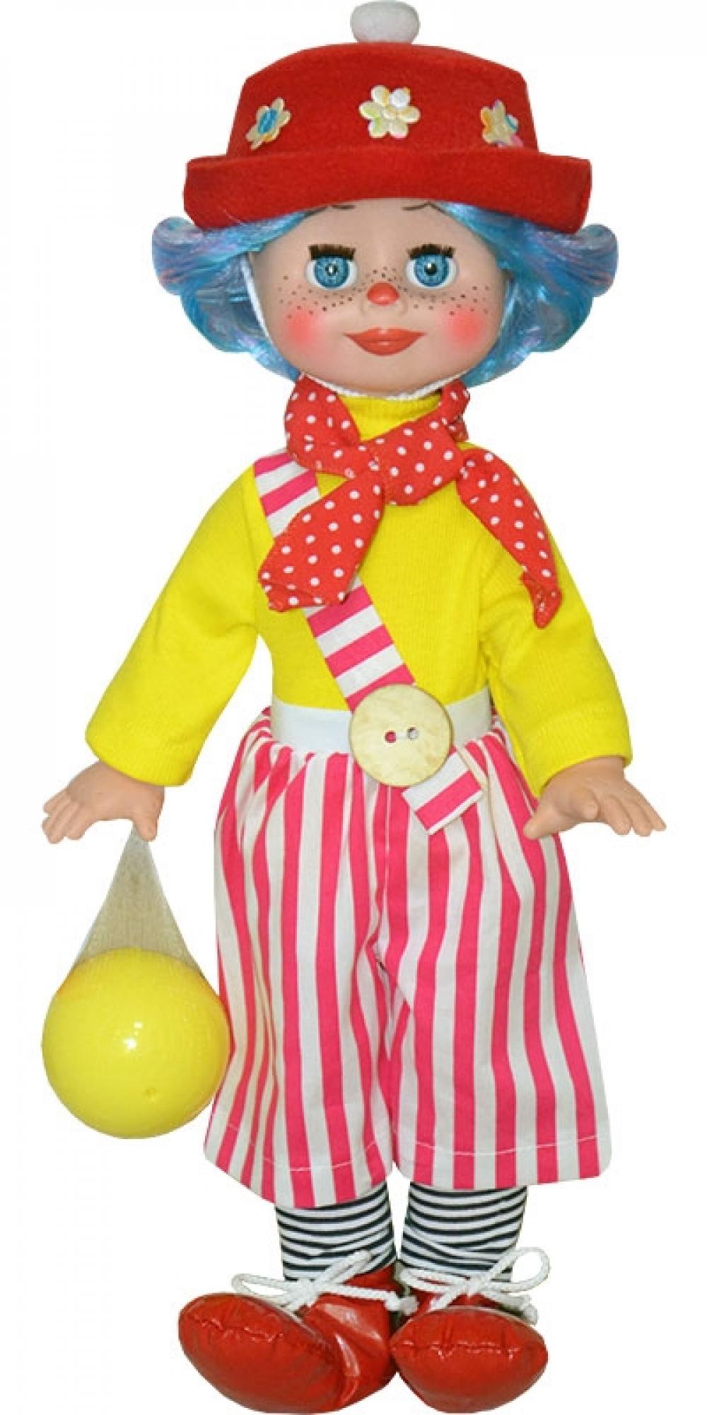 Кукла Клоун Лёва 1 с полиэтиленовыми деталями 450 мм